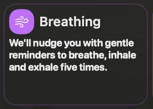 Breathing nudge placeholder